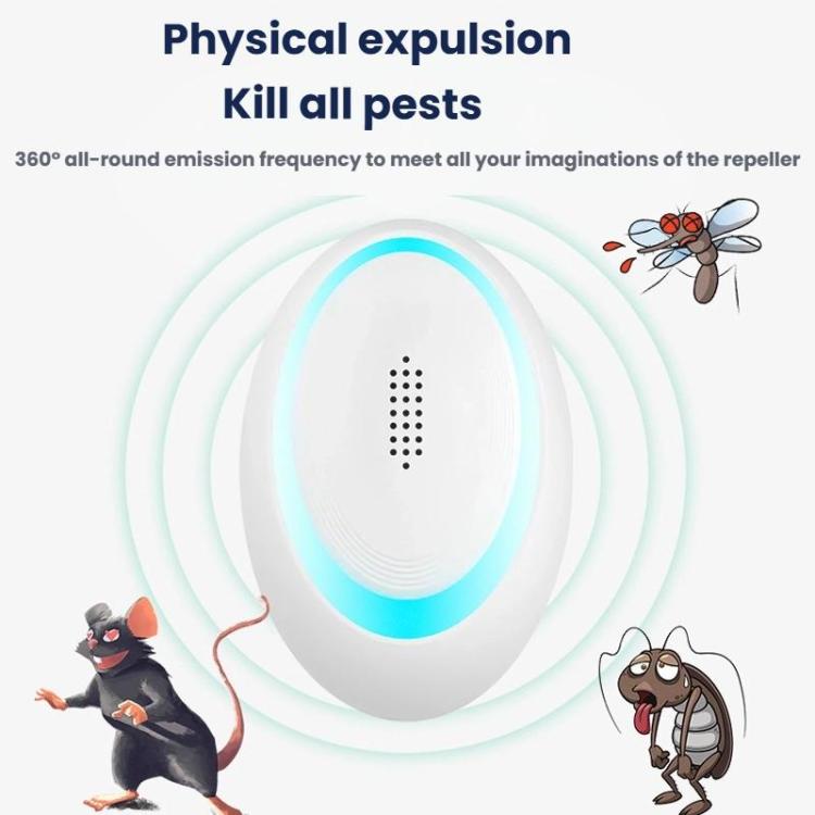 Ultrasonic Mouse Insect Repeller Home Mosquito Repellent Light, EU Plug, US Plug, UK Plug