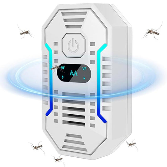 Ultrasone muggenverjager voor thuisgebruik, met Amerikaanse stekker, Britse stekker en Europese stekker.