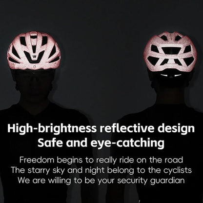 WEST BIKING Reflective Night Riding Bike Helmet with Magnetic Visor Lightweight & Breathable Unisex Cycling Helmet