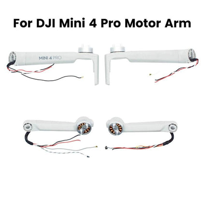 For DJI Mini 4 Pro Drones Arm With Motor Repair Parts