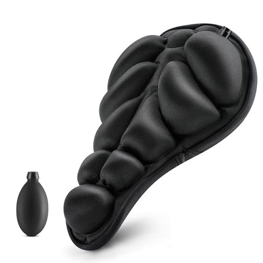 WEST BIKING YP0801259-260 Universal Heat Dissipating Inflatable Bicycle Seat Cover Cycling Mountain Bike Airbag Seat Cover, Small, Large