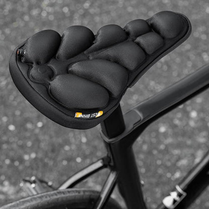 WEST BIKING YP0801259-260 Universal Heat Dissipating Inflatable Bicycle Seat Cover Cycling Mountain Bike Airbag Seat Cover, Small, Large