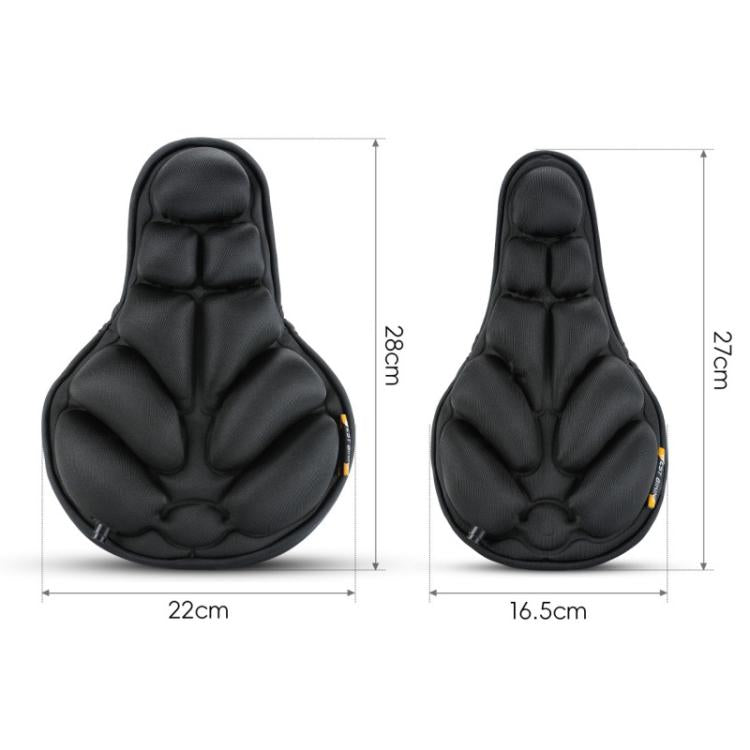 WEST BIKING YP0801259-260 Universal Heat Dissipating Inflatable Bicycle Seat Cover Cycling Mountain Bike Airbag Seat Cover, Small, Large