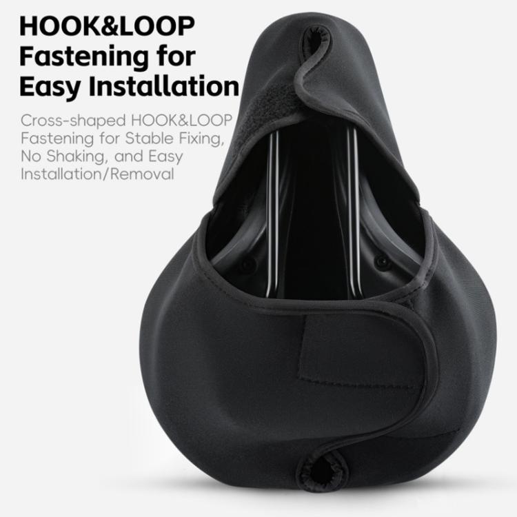 WEST BIKING YP0801259-260 Universal Heat Dissipating Inflatable Bicycle Seat Cover Cycling Mountain Bike Airbag Seat Cover, Small, Large