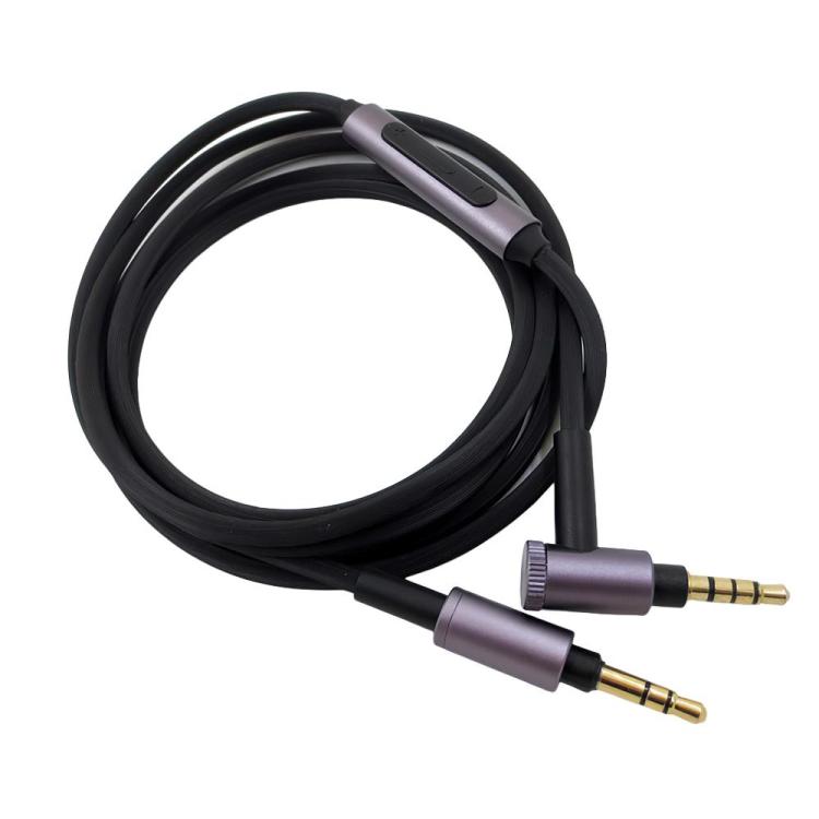 Câble audio pour casque 3,5 mm, pour Sony WH-1000XM3 / WH-1000XM2 / WH-1000XM4 / WH-H900N / WH-H800, 1,5 m avec commande filaire, 1,5 m direct