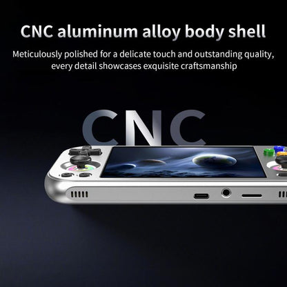 ANBERNIC RG 477M  Android 14 Handheld Game Console With Aluminum Alloy Body, 4.7-Inch LTPS In-Cell Touch Screen, 3D Hall Joystick & Self-Developed AI Assistant, 128G, 256G