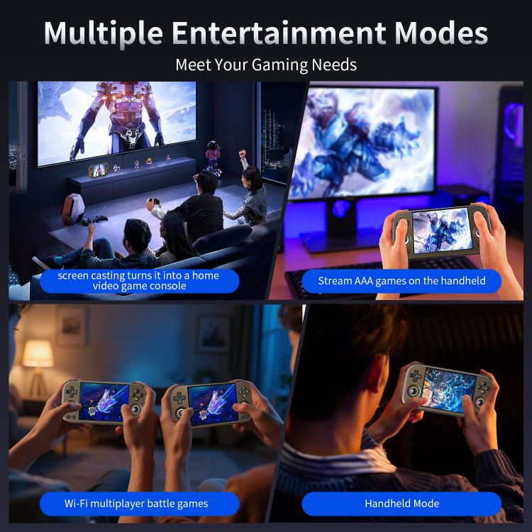 ANBERNIC RG 477M  Android 14 Handheld Game Console With Aluminum Alloy Body, 4.7-Inch LTPS In-Cell Touch Screen, 3D Hall Joystick & Self-Developed AI Assistant, 128G, 256G
