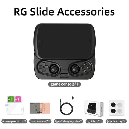 ANBERNIC RG Slide Video Game Console 4.7-Inch LTPS In-Cell Screen Android 13 OS For Retro/Cloud Gaming & Streaming, 8+128G, 8+256G