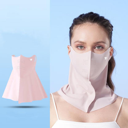 WEST BIKING Full-Face Neck Protection Sun Mask Ice-Silk UV-Protective Face Cover UV-Blocking Cycling Mask, One Size