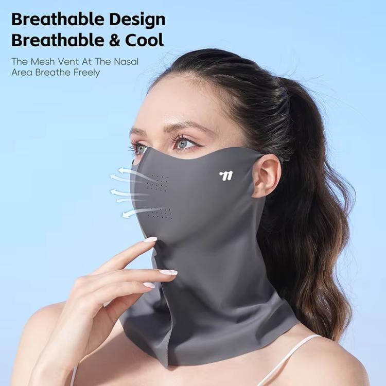 WEST BIKING Full-Face Neck Protection Sun Mask Ice-Silk UV-Protective Face Cover UV-Blocking Cycling Mask, One Size