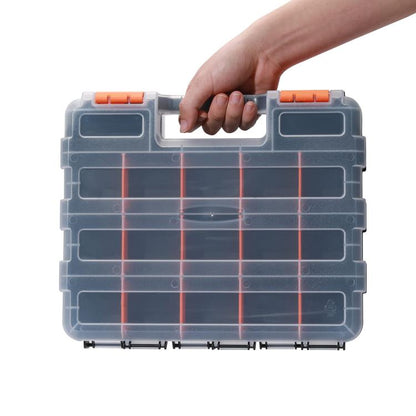 Plastic Multi-Function Portable Parts And Tools Flip-Top Storage Box, G-322