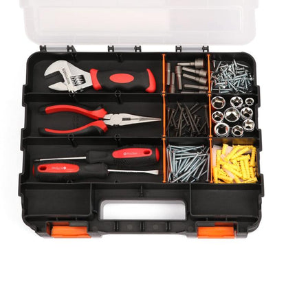 Plastic Multi-Function Portable Parts And Tools Flip-Top Storage Box, G-322