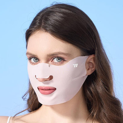 WEST BIKING Masque de protection UV en soie glacée pour l'été, housse de visage de cyclisme bloquant les UV, taille unique