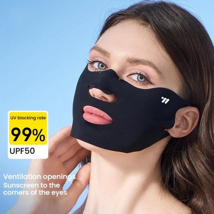 WEST BIKING Masque de protection UV en soie glacée pour l'été, housse de visage de cyclisme bloquant les UV, taille unique