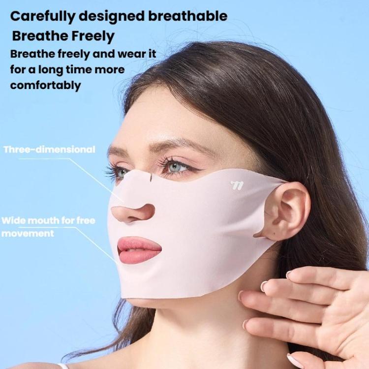 WEST BIKING Masque de protection UV en soie glacée pour l'été, housse de visage de cyclisme bloquant les UV, taille unique