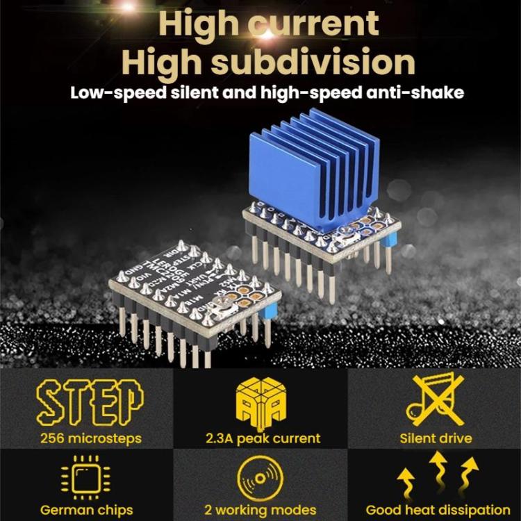 TMC2209 Driver High-Current High-Microstepping Replacement For 2208, A4988, LV8729 3D Printer Accessory