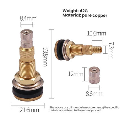 Agricultural Vehicle Vacuum Tire Full Copper Valves