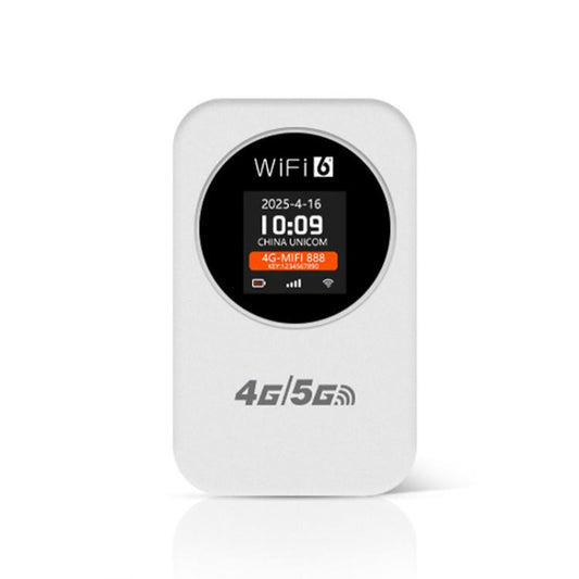 4G/5G Portable WiFi Hotspot 300Mbps Mobile Router With Time Display, 3000mAh Built-In Battery