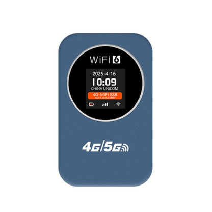 4G/5G Portable WiFi Hotspot 300Mbps Mobile Router With Time Display, 3000mAh Built-In Battery