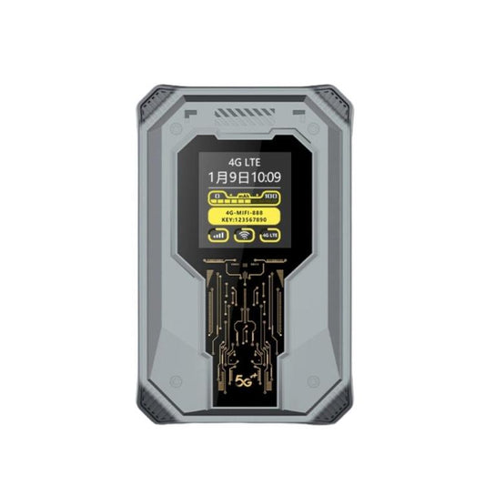 M20 4G/5G Portable WiFi Hotspot 300Mbps SIM Unlocked Pocket Router With Time Display, 4000mAh Long-Lasting Battery, Asia Edition, Eurasian Edition