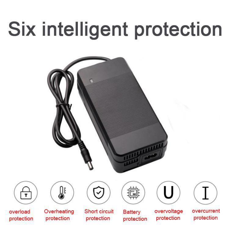 42V 4A DC Interface Electric Scooter Charger Fan Type 36V Lithium Battery Charger, US Plug, EU Plug, UK Plug, AU Plug