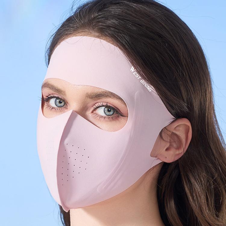 WEST BIKING Sports Cycling Face Mask Ice Silk Breathable Sun Protection Mask, One Size