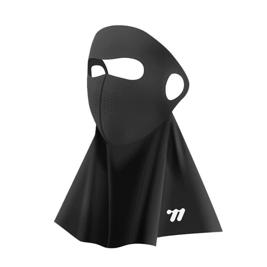 Masque de cyclisme WEST BIKING respirant, à séchage rapide et évacuant l'humidité, avec protection solaire intégrale et bavoir Ice-Silk pour le cou, taille unique.