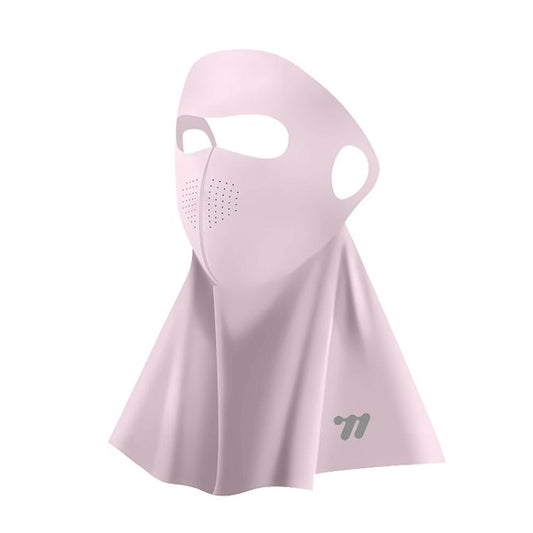 Masque de cyclisme WEST BIKING respirant, à séchage rapide et évacuant l'humidité, avec protection solaire intégrale et bavoir Ice-Silk pour le cou, taille unique.