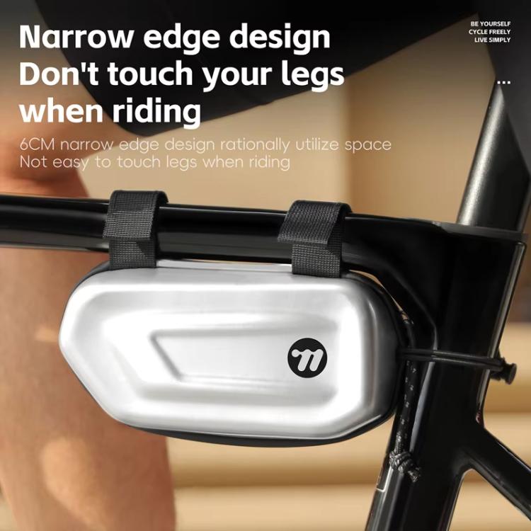 WEST BIKING Bicycle Glasses Hard Case Storage Bag Top Tube Bag Portable Crossbar Bag, YP0719454