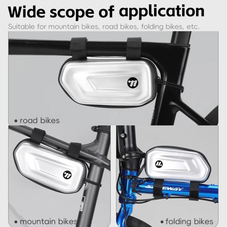 WEST BIKING Bicycle Glasses Hard Case Storage Bag Top Tube Bag Portable Crossbar Bag, YP0719454