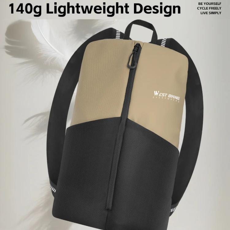 WEST BIKING Bicycle Riding Backpack Reflective Warning Outdoor Lightweight Portable Shoulder Bag