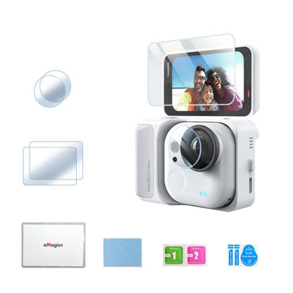 For Insta360 GO Ultra aMagisn Tempered Glass Screen Protector Camera Lens Film