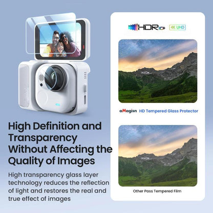 For Insta360 GO Ultra aMagisn Tempered Glass Screen Protector Camera Lens Film