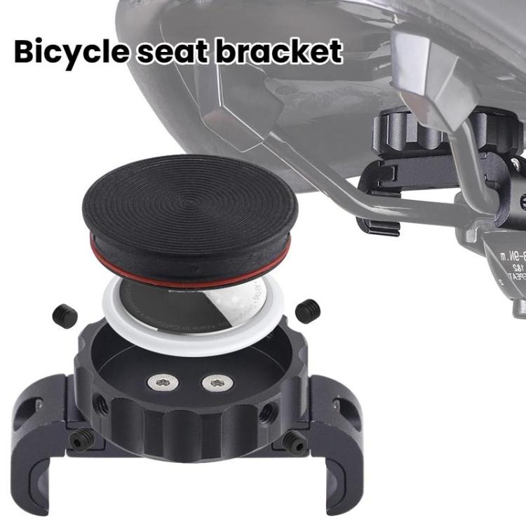 For AirTag Bike Mounting Bracket Tracker Anti-Loss Locator Bicycle Bracket, Cushion