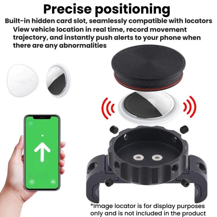 For AirTag Bike Mounting Bracket Tracker Anti-Loss Locator Bicycle Bracket, Cushion