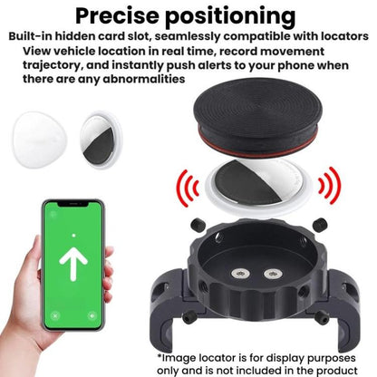 For AirTag Bike Mounting Bracket Tracker Anti-Loss Locator Bicycle Bracket, Cushion