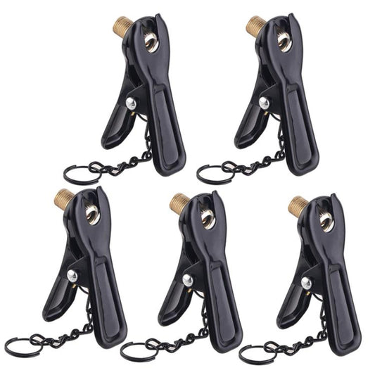 5pcs Schrader To Presta Valve Adapter Clip Portable Presta Valve Inflation Adapter