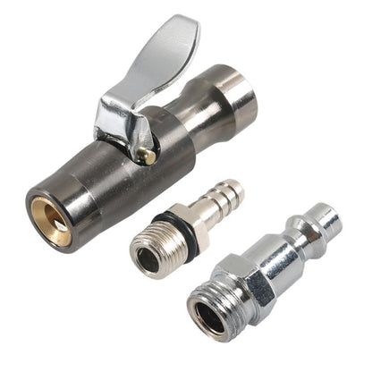 Manomètre de pression des pneus avec buse de gonflage autobloquante de type allemand, mat A10499-01, noir A10499-02, mat + raccord mâle de gonflage A10506, noir + raccord mâle de gonflage A10507