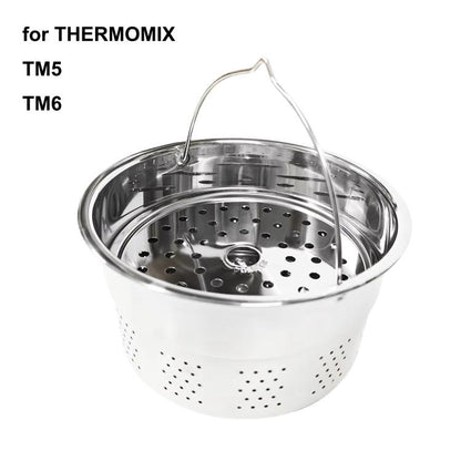 For Thermomix TM6 TM5 Stainless Steel Steamer Basket Healthy Cooking Steamer