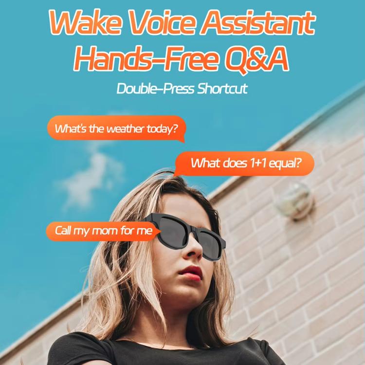 AIMB-V3 Smart Glasses With Interchangeable Sunglasses + Blue Light Blocking Lenses