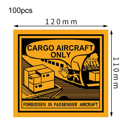 100pcs Logistics Air Freight Carton Sealing Sticker Lithium Battery Label Fragile Label, UN3481: 11x12cm, UN3480: 11x12cm, UN3091: 11x12cm, UN3090: 11x12cm, UN3481: 10x10cm, UN3480: 10x10cm, CAO Air Transport Warning: 11x12cm                           ...