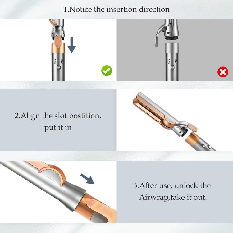 For Dyson Airwrap HS01/HS05/HS08 Air Straightener Attachment Straightening Nozzle