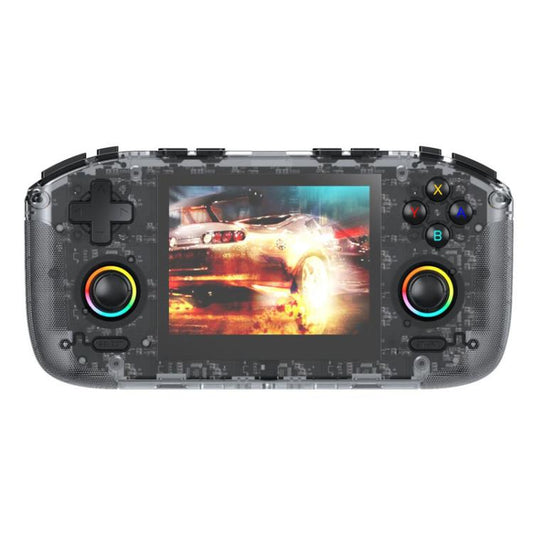 RK35H Handheld Open Source Game Console Support 3D Online Double Play Portable Retro Game Machine, No Memory Card, 64G, 128G