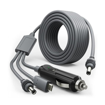 3 In 1 TYPE-C To DC Cigarette Lighter Car Charger For Starlink 4th GEN Mini, 3m, 5m