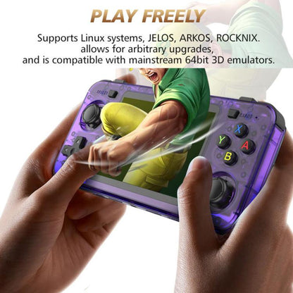 R36H 3.5 inch IPS Screen Open Source Handheld Game Console Portable Retro Pocket Console