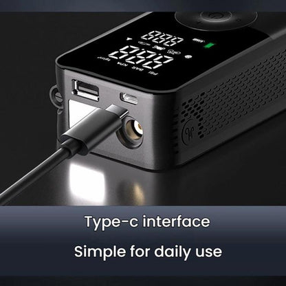 Pompe à air de voiture sans fil intelligente portable avec affichage numérique