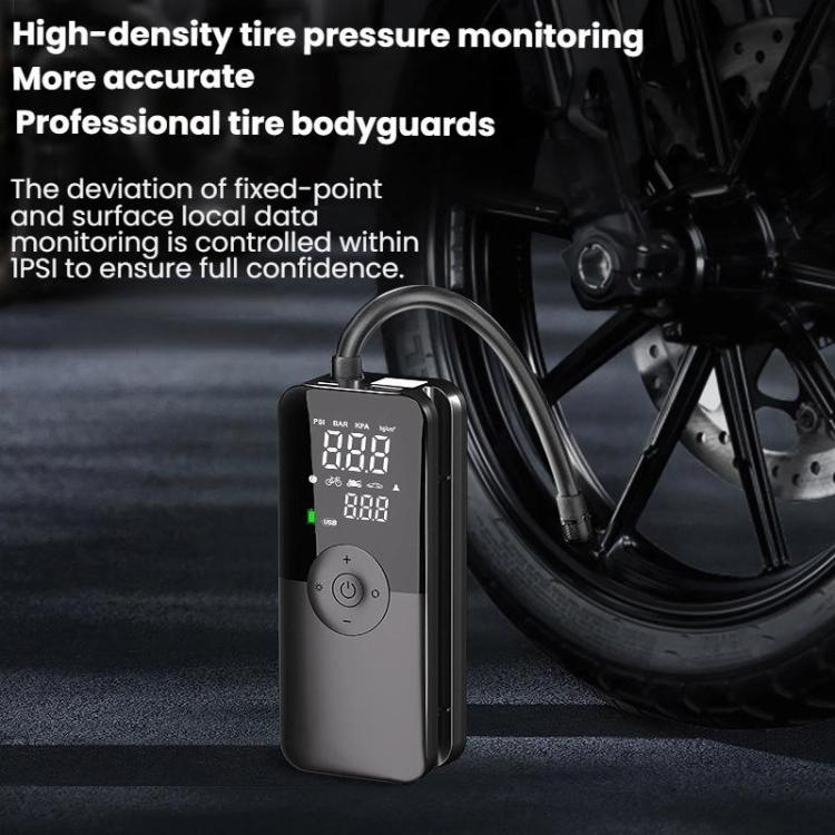 Pompe à air de voiture sans fil intelligente portable avec affichage numérique