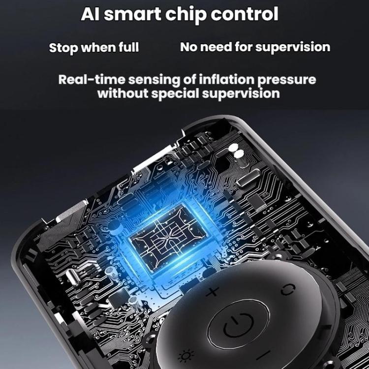 Pompe à air de voiture sans fil intelligente portable avec affichage numérique
