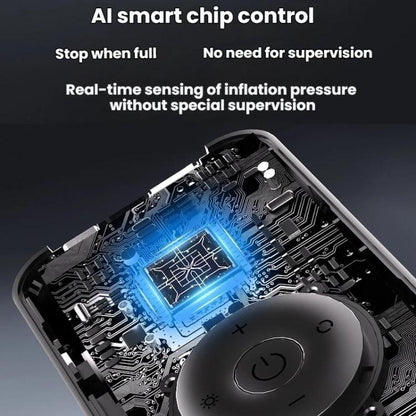 Pompe à air de voiture sans fil intelligente portable avec affichage numérique
