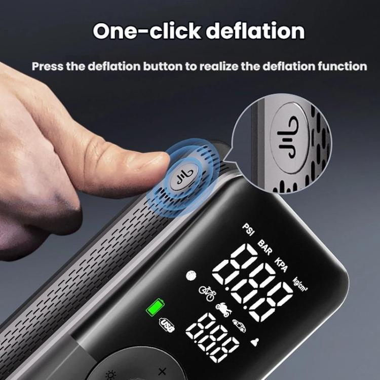 Pompe à air de voiture sans fil intelligente portable avec affichage numérique